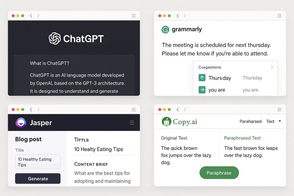 AI writing tools